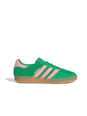 adidas - Women's Gazelle Indoor Green Glow Pink